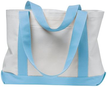 Liberty Bags P & O Cruiser 600-denier, 50% recycled polyester, 50% polyester Tote Bag 18.5" x 12" x 3.5"